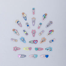 Load image into Gallery viewer, Chubby shooting star mini hair clips