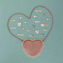 將圖片載入圖庫檢視器 Scalloped heart hair clips