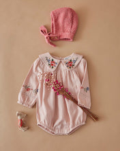 Load image into Gallery viewer, Romper Pink Cross Stitch ROSEAU