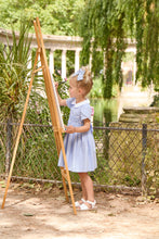 Load image into Gallery viewer, Clémence, smocked dress, in Cornflower poplin
