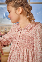 將圖片載入圖庫檢視器 Adeline, smocked dress, in Old rose garden print