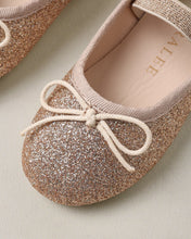 將圖片載入圖庫檢視器 Ballet Flats Rose Gold Shimmer