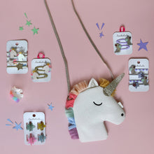 Load image into Gallery viewer, Rainbow Unicorn Claw Clip