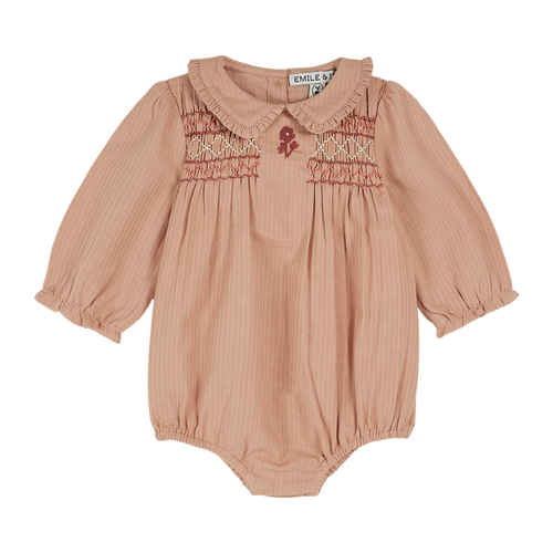 POWDER SMOCKED SHORT