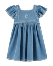 將圖片載入圖庫檢視器 Embroidered denim dress