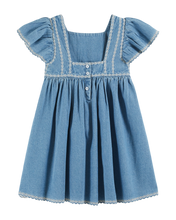 將圖片載入圖庫檢視器 Embroidered denim dress