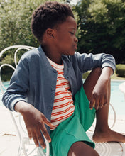 將圖片載入圖庫檢視器 Green organic cotton Bermuda shorts Regular price