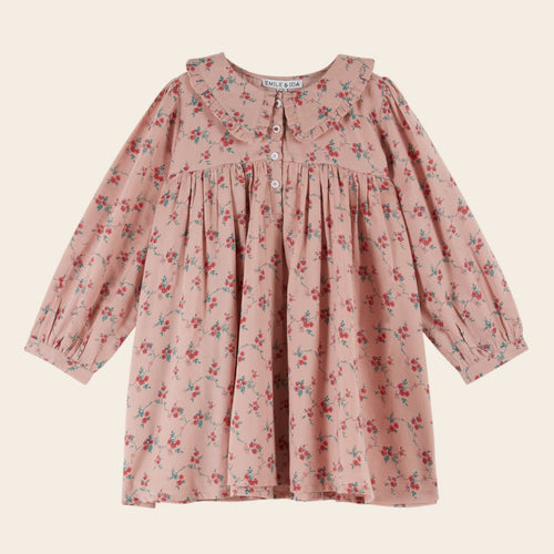 Floral dress on a beige background