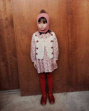 Load image into Gallery viewer, Loose-fitting pink dress with red flowers
