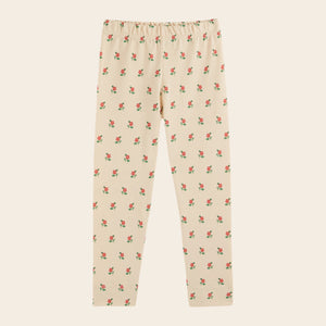 Poppy violin organic cotton legging - POPPY BRIOCHE