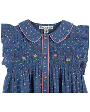 將圖片載入圖庫檢視器 Blouse - Mini blue flowers