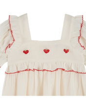 將圖片載入圖庫檢視器 Blouse - Embroidered cream strawberries