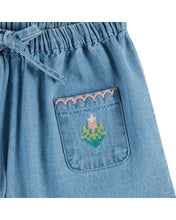 將圖片載入圖庫檢視器 Shorts - Denim embroidered pockets