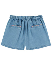 將圖片載入圖庫檢視器 Shorts - Denim embroidered pockets
