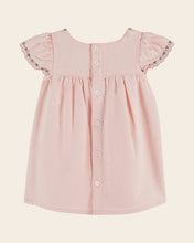 Load image into Gallery viewer, Baby dress - Embroidered pink cherries