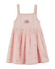 將圖片載入圖庫檢視器 Dress - Embroidered pink flowers