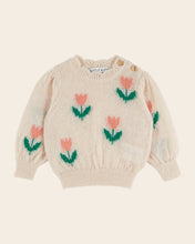 將圖片載入圖庫檢視器 Kid Sweater  Pink tulip