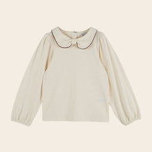 Load image into Gallery viewer, T-shirt manches longues Col noeud écru ECRU ACAJOU