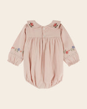 Load image into Gallery viewer, Romper Pink Cross Stitch ROSEAU