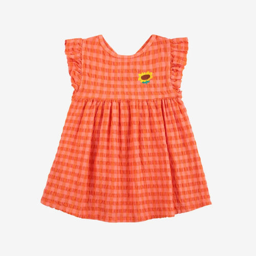 Vichy woven dress