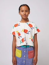 將圖片載入圖庫檢視器 Smiling all over cropped T-shirt