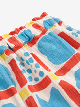 Load image into Gallery viewer, Geometric Game all over woven girl shorts