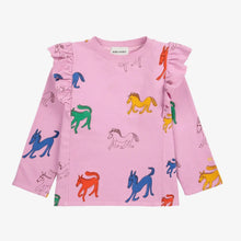 將圖片載入圖庫檢視器 Wonder Horse all over ruffle sweatshirt