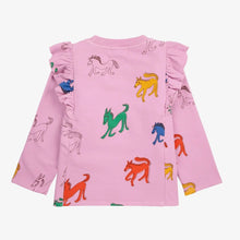 將圖片載入圖庫檢視器 Wonder Horse all over ruffle sweatshirt