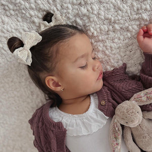 LACE PIGTAIL SET // PRIMROSE