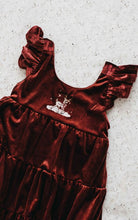 Load image into Gallery viewer, Red Velvet Prancer Dress/Playsuit Dress