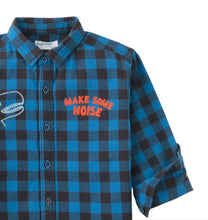 Load image into Gallery viewer, ROMAN LONG SLEEVES SHIRT NOCTURNO WITH EMBROIDERED DINO DJ