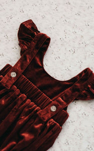Red Velvet Prancer Dress/Playsuit Dress