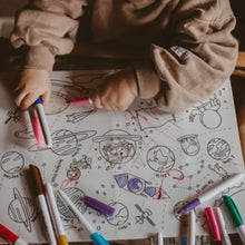 將圖片載入圖庫檢視器 Outer Space Classic Colouring &amp; Doodle Mat