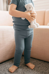 Organic Cotton Modal Everyday Legging - Stormy Night