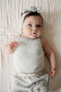 Organic Cotton Bridget Singlet Bodysuit - Rosalie Fields Bluefox