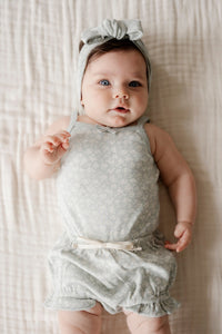 Organic Cotton Bridget Singlet Bodysuit - Rosalie Fields Bluefox