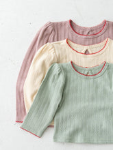 將圖片載入圖庫檢視器 Puff knit L/S - Natural
