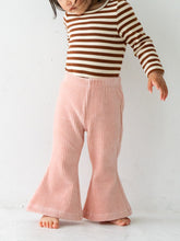 將圖片載入圖庫檢視器 Velour flare pants - Pink