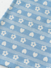 將圖片載入圖庫檢視器 Flower heart pants - Blue-ivory