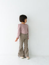 將圖片載入圖庫檢視器 Flower heart pants - Beige-black