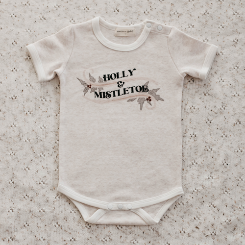 Bencer & Hazelnut Bodysuit Holly & Mistletoe