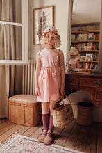 Load image into Gallery viewer, Ecru strawberry crochet hat by Emile et Ida featuring a playful crochet strawberry design.