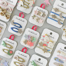 將圖片載入圖庫檢視器 Colorful Rainbow Unicorn Ponies headband by Rockahula Kids with whimsical unicorn and rainbow details for kids' accessories.