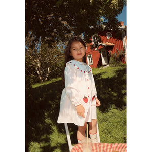 Everlyn LS Dress Bright White Berry