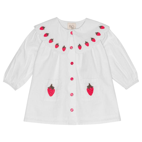 Everlyn LS Dress Bright White Berry
