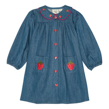 Load image into Gallery viewer, Vilma Dress Mid - Blue Strawberry