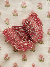 Load image into Gallery viewer, butterfly beaded hair clip - butterfly