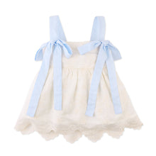 將圖片載入圖庫檢視器 Gingersnaps Leilani embroidered top with bow tie straps, featuring intricate embroidery and stylish design.