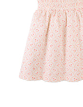 Load image into Gallery viewer, Gingersnaps Elena smocked textured dress with ruffled details and button front, lightweight and stylish for girls' casual wear
