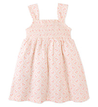 Load image into Gallery viewer, Gingersnaps Elena Smocked Textured Dress in soft fabric with smocking detail and a relaxed fit, perfect for casual occasions.